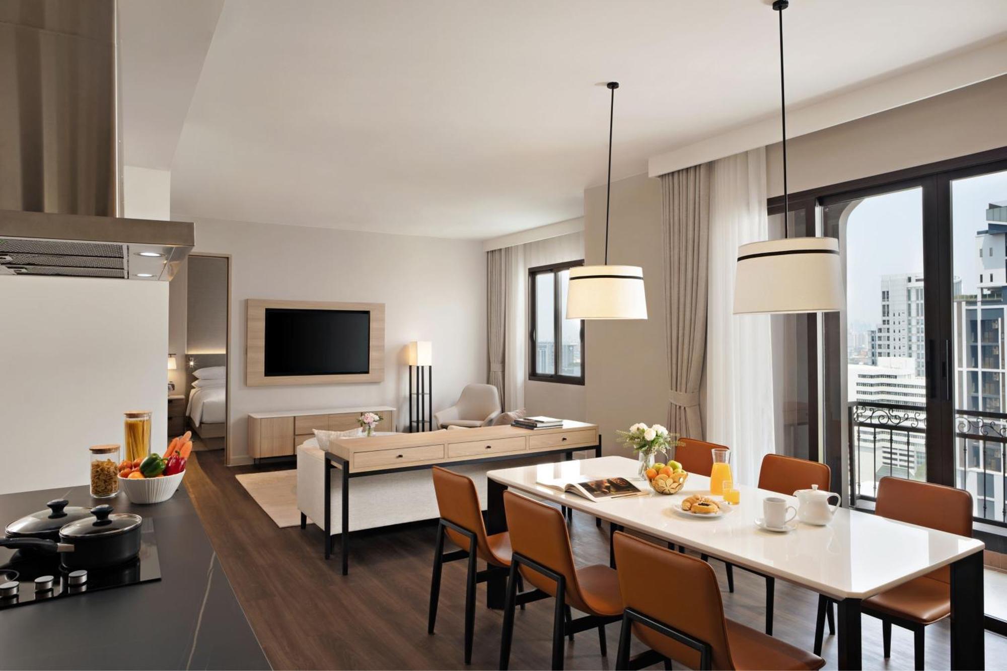Marriott Executive Apartments Bangkok, Sukhumvit 101 Eksteriør bilde